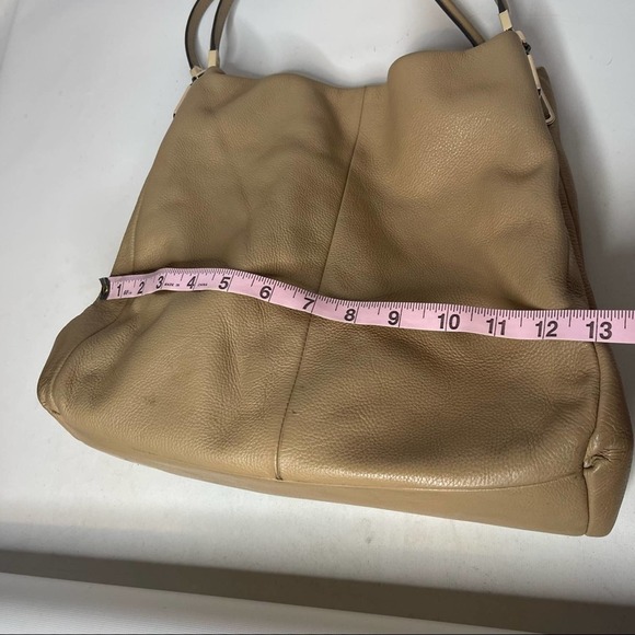 Coach Pebbled Leather Three Compartment Phoebe Tote Shoulder Bag - Picture 10 of 16